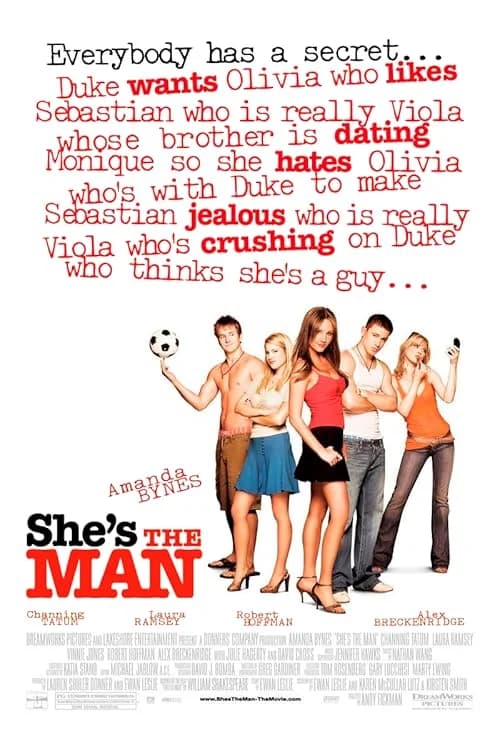 She's the Man film posteri
