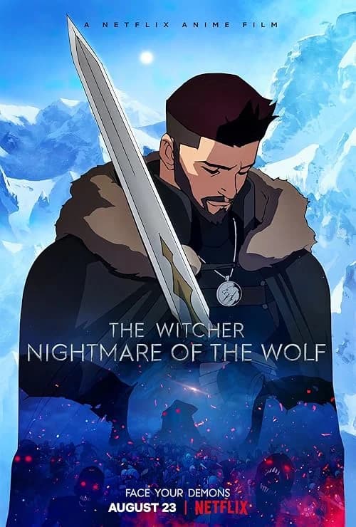 The Witcher: Nightmare of the Wolf film posteri